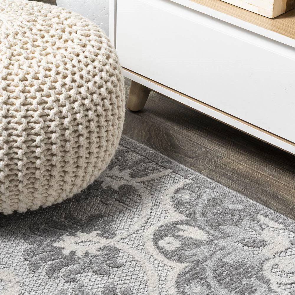 JONATHAN Y Lucena Modern Medallion High-Low Indoor/Outdoor Area Rug 5