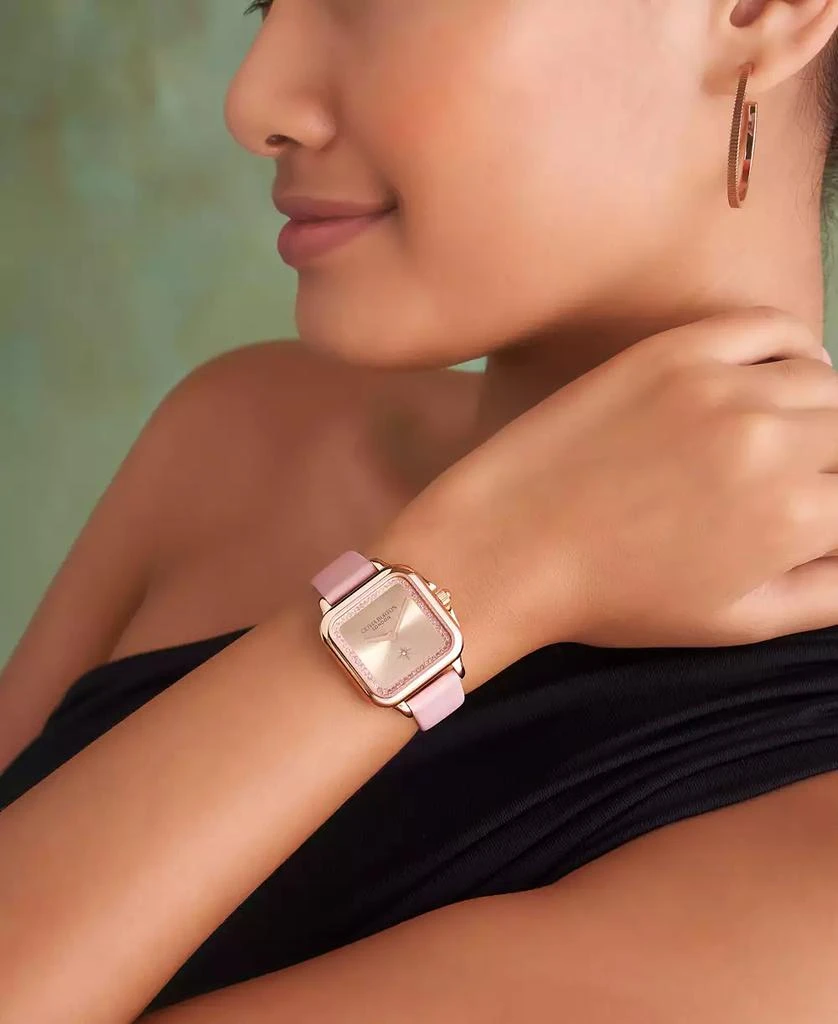 Olivia Burton Women's Grosvenor Mellow Rose Leather Watch 4