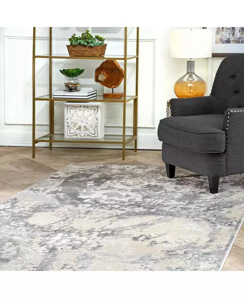 nuLOOM Cyme Vintage-Inspired Natalya Gray 5' x 8' Area Rug 2