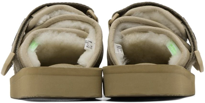 Suicoke Taupe MOTO-Mab Sandals 2