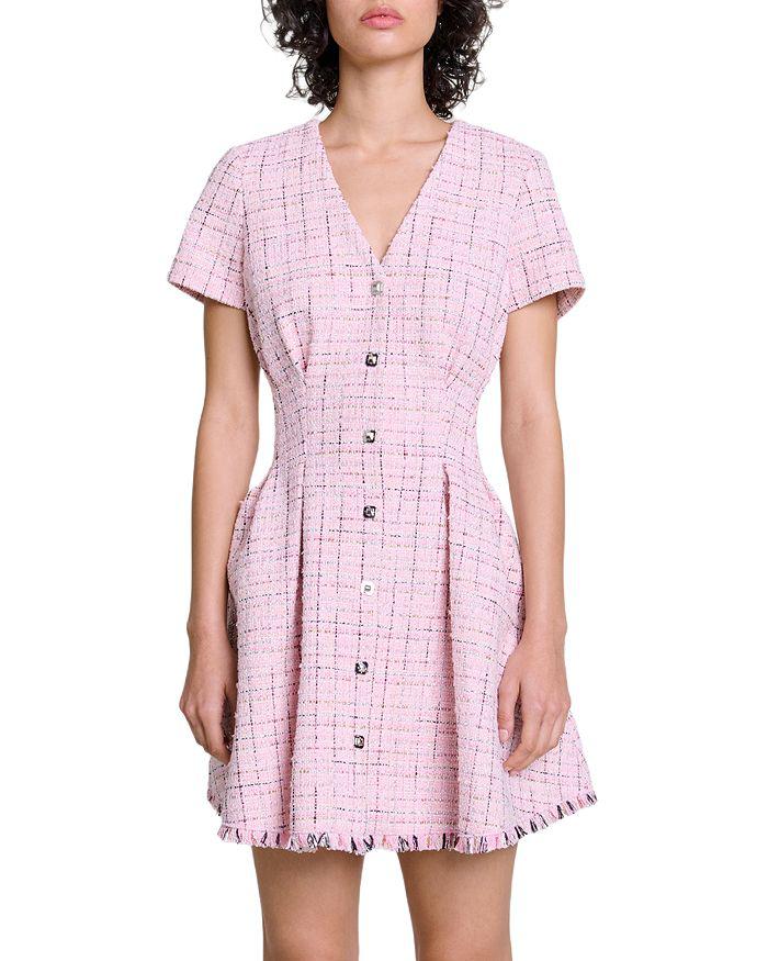 Maje Rimexia Tweed Dress