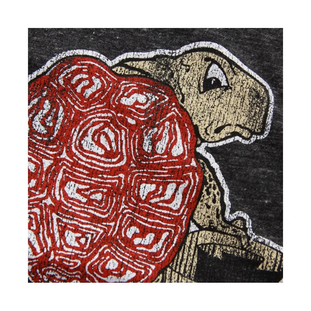The Original Retro Brand Men's Heather Black Maryland Terrapins Vintage-Inspired Tri-Blend T-shirt 2