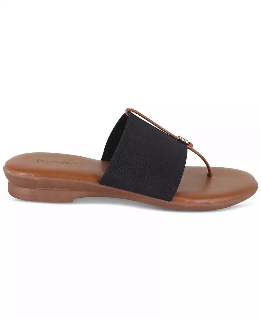 Style & Co Women's Italiaa Elastic Band Flat Sandals, Created for Macy's 9
