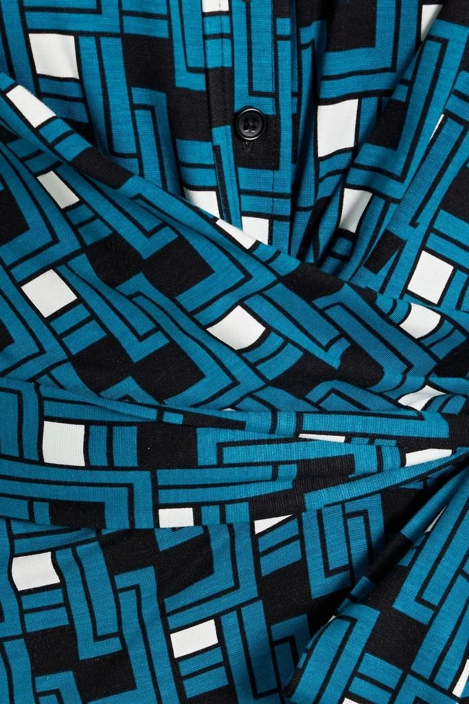 Diane von Furstenberg Didi printed jersey mini shirt dress 4