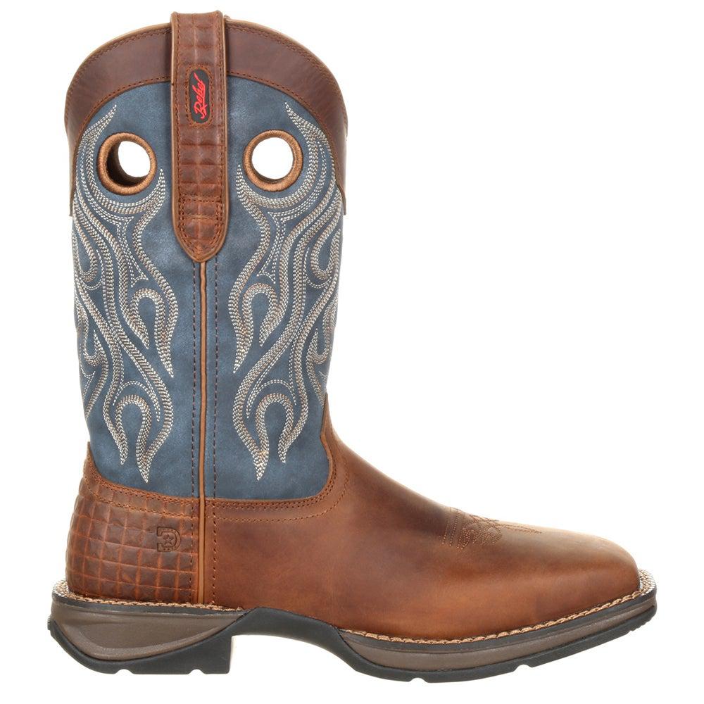Durango Rebel Distressed Square Toe Cowboy Boots
