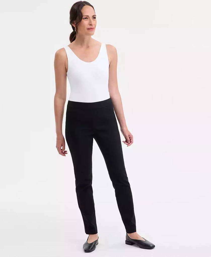 JM Collection Women's Tummy-Control Cambridge Slim-Leg Pull-On Pants, Exclusively at Macy's 1