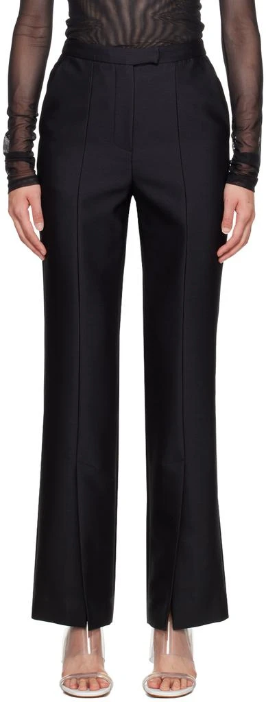 LVIR Black Slit Trousers 1