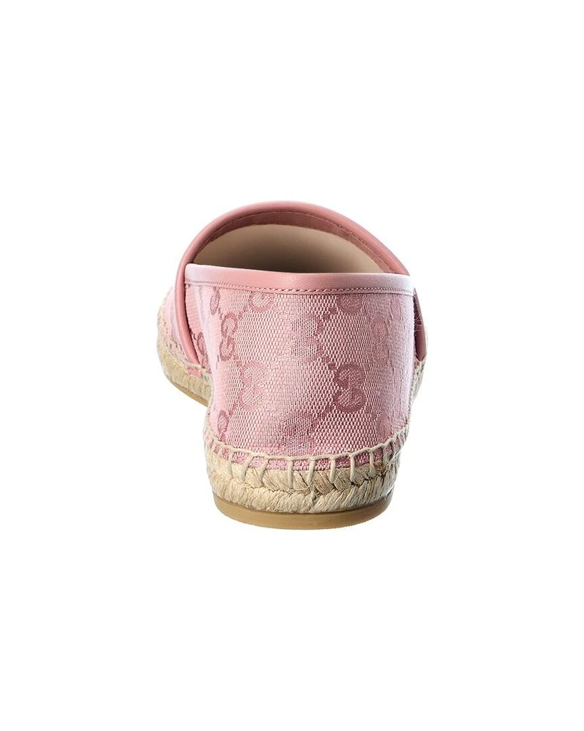 Gucci GG Canvas & Leather Espadrille 3
