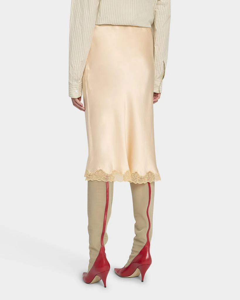 The Row Irene Silk Slip Skirt 3