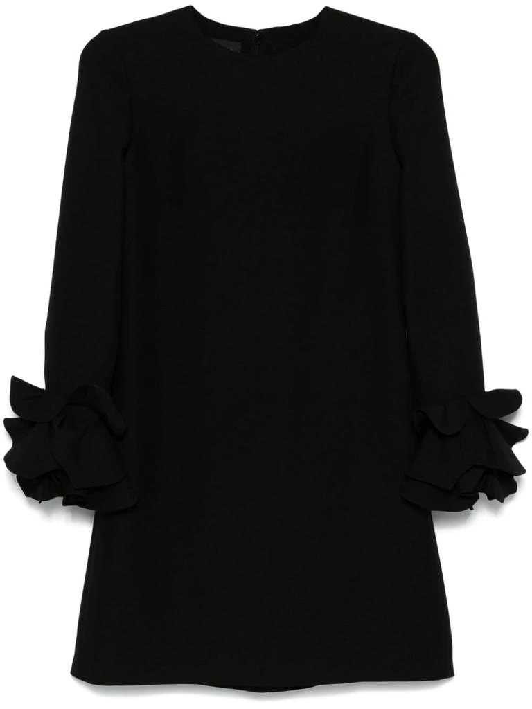Valentino VALENTINO - Wool And Silk Blend Embroidered Dress 1