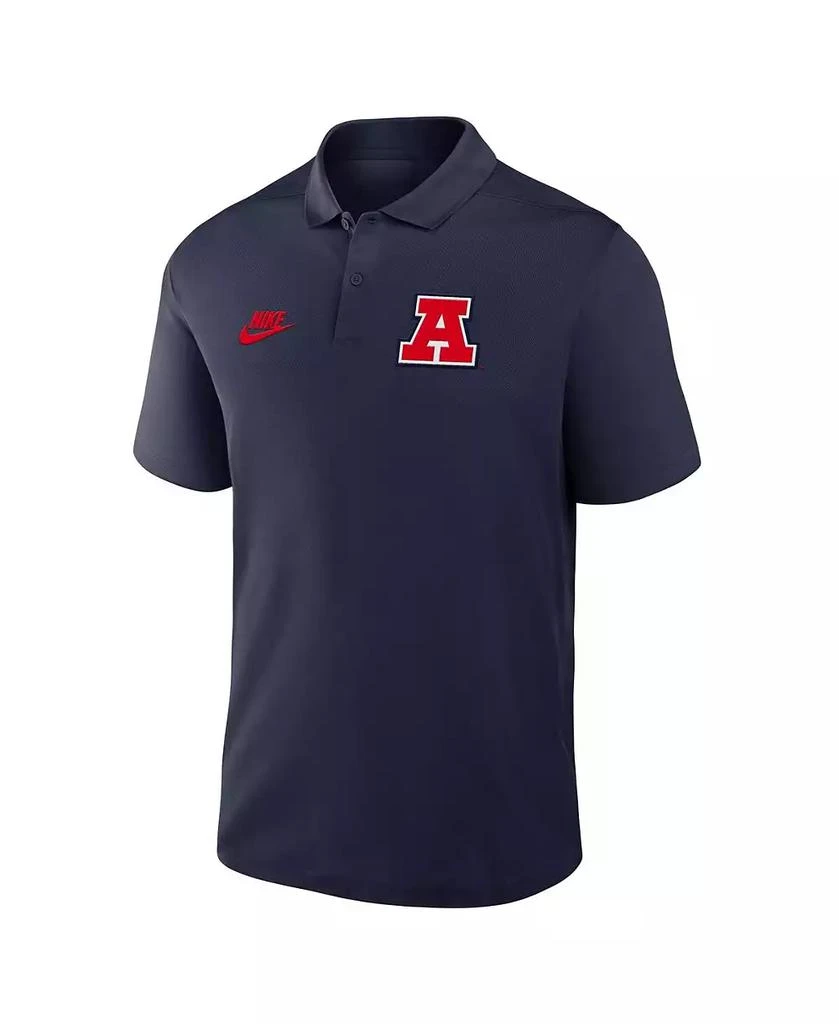 NIKE Men's Navy Arizona Wildcats Primetime Victory Legacy Vault Logo Performance Polo Shirt 3