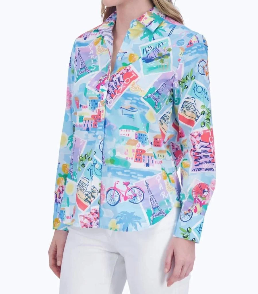 FOXCROFT Foxcroft - Meghan Long Sleeve Shirt 2