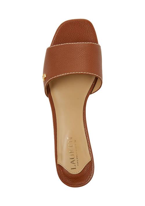 Ralph Lauren Ralph Lauren Fay Tumbled Leather Sandals