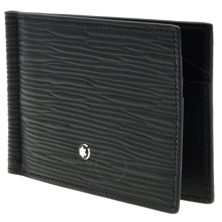 MontBlanc Meisterstuck 6cc Black Leather 4810 Wallet With Money Clip 2