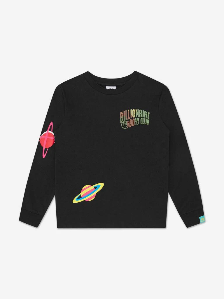 Billionaire Boys Club Billionaire Boys Club Boys Space Camo LS T-Shirt in Black