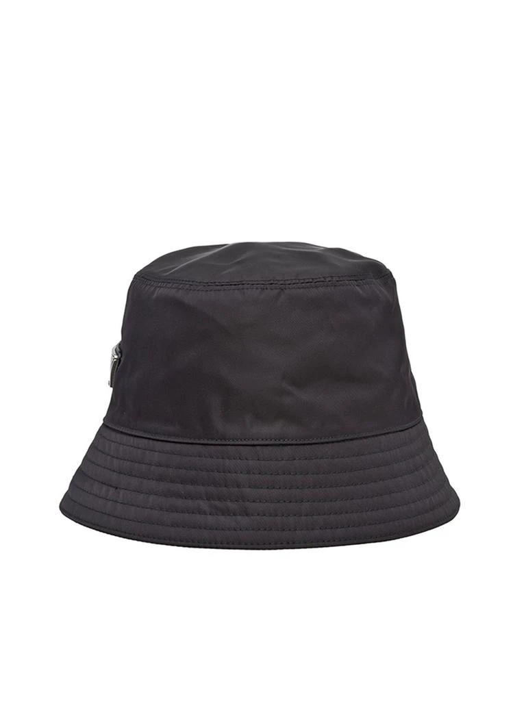 Prada Prada Logo Plaque Bucket Hat 2