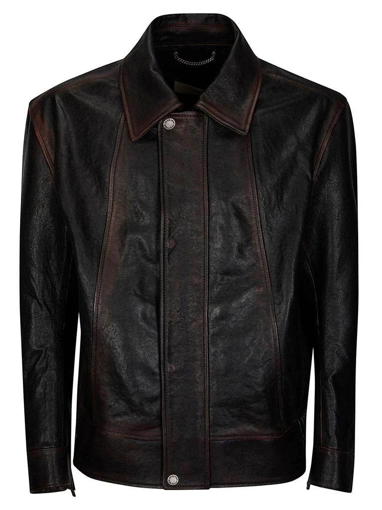 Golden Goose Leather Bomber Jacket