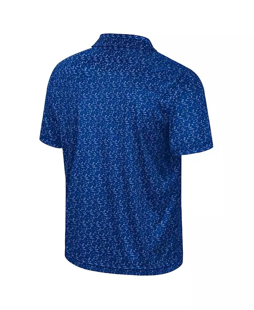 Colosseum Men's Royal Pitt Panthers Sublimated Golf Polo Shirt 2