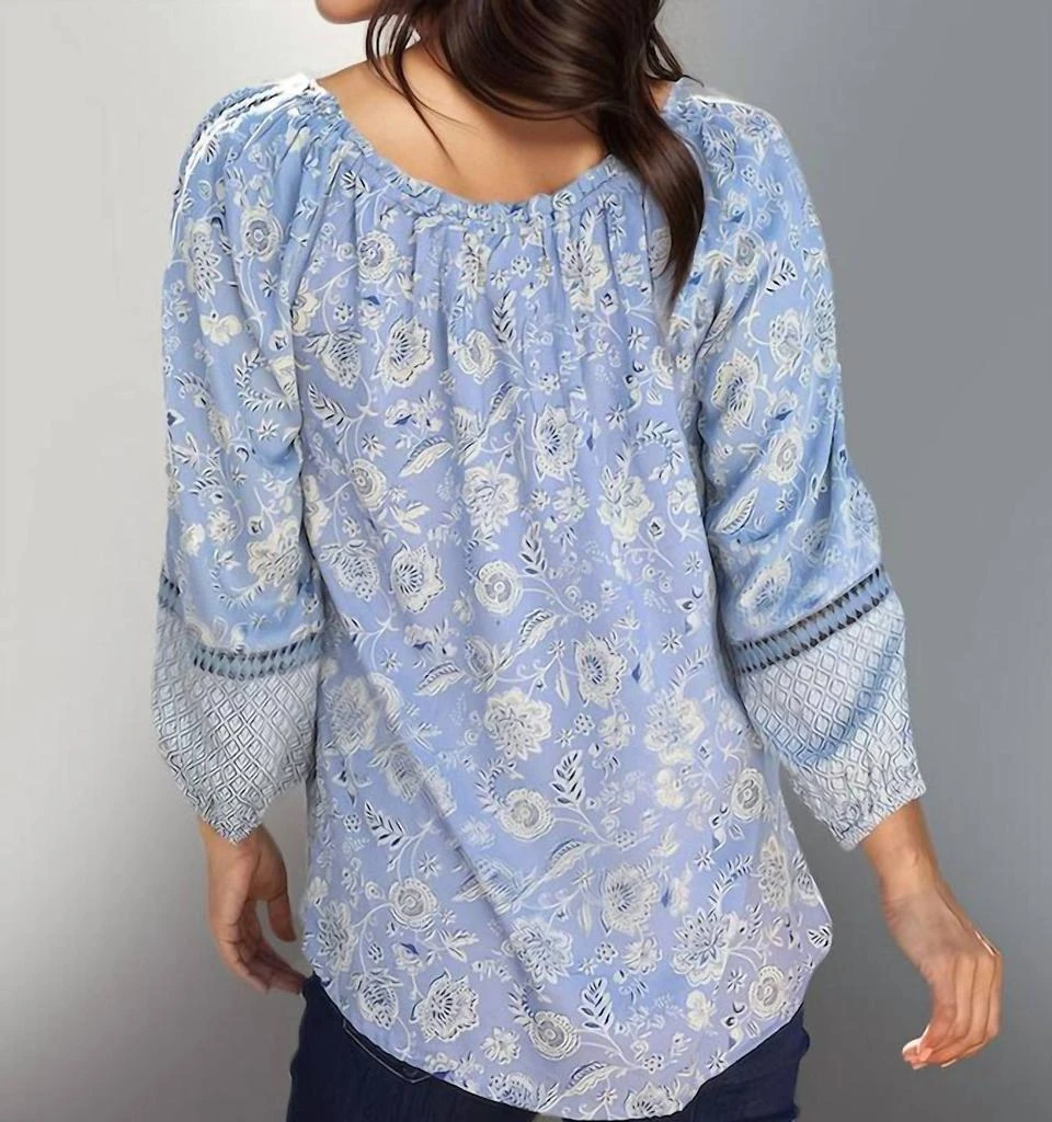 Nostalgia Santorini Floral Blouse 3