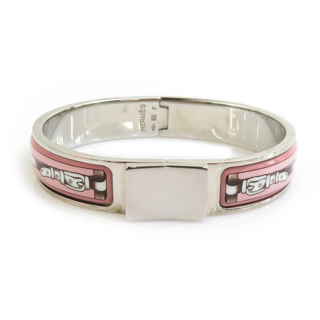 Hermes pink Enamel Metal Bangle (Pre-Owned)