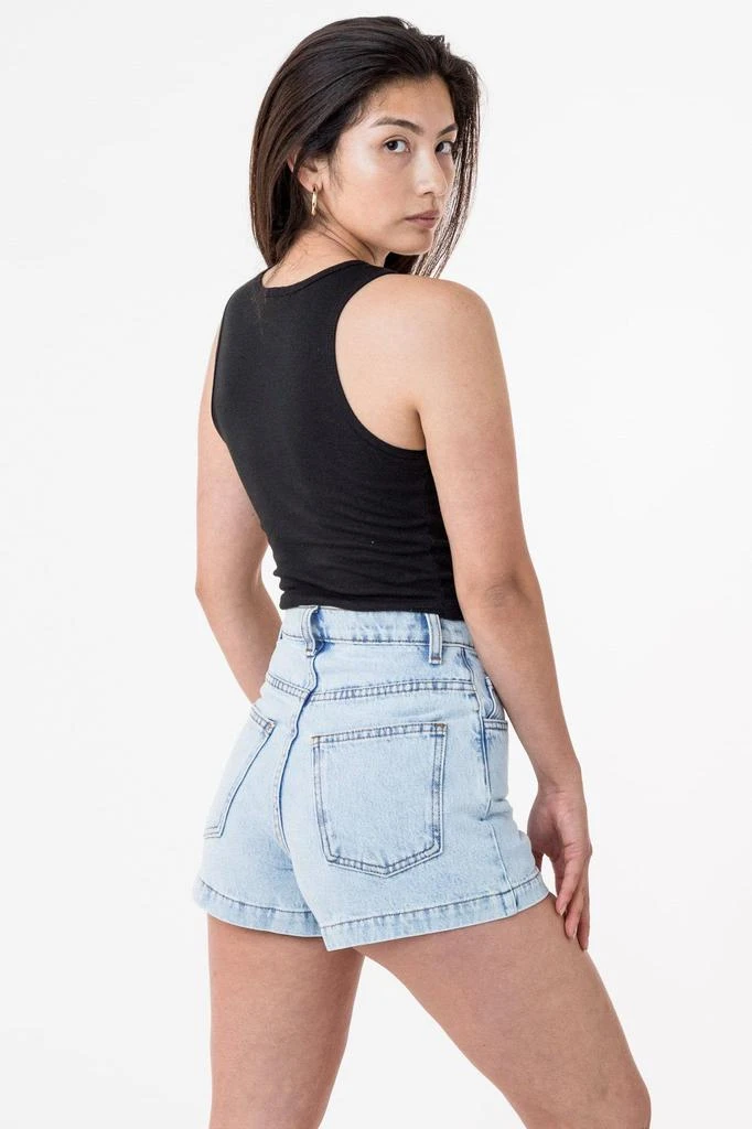 Los Angeles Apparel 4308 - Baby Rib Crop Tank 2
