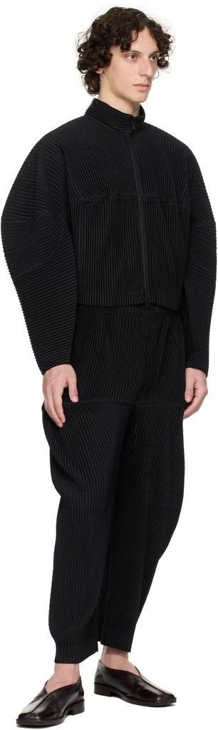 Homme Plissé Issey Miyake Black Kinetic Sculpture Jacket 4