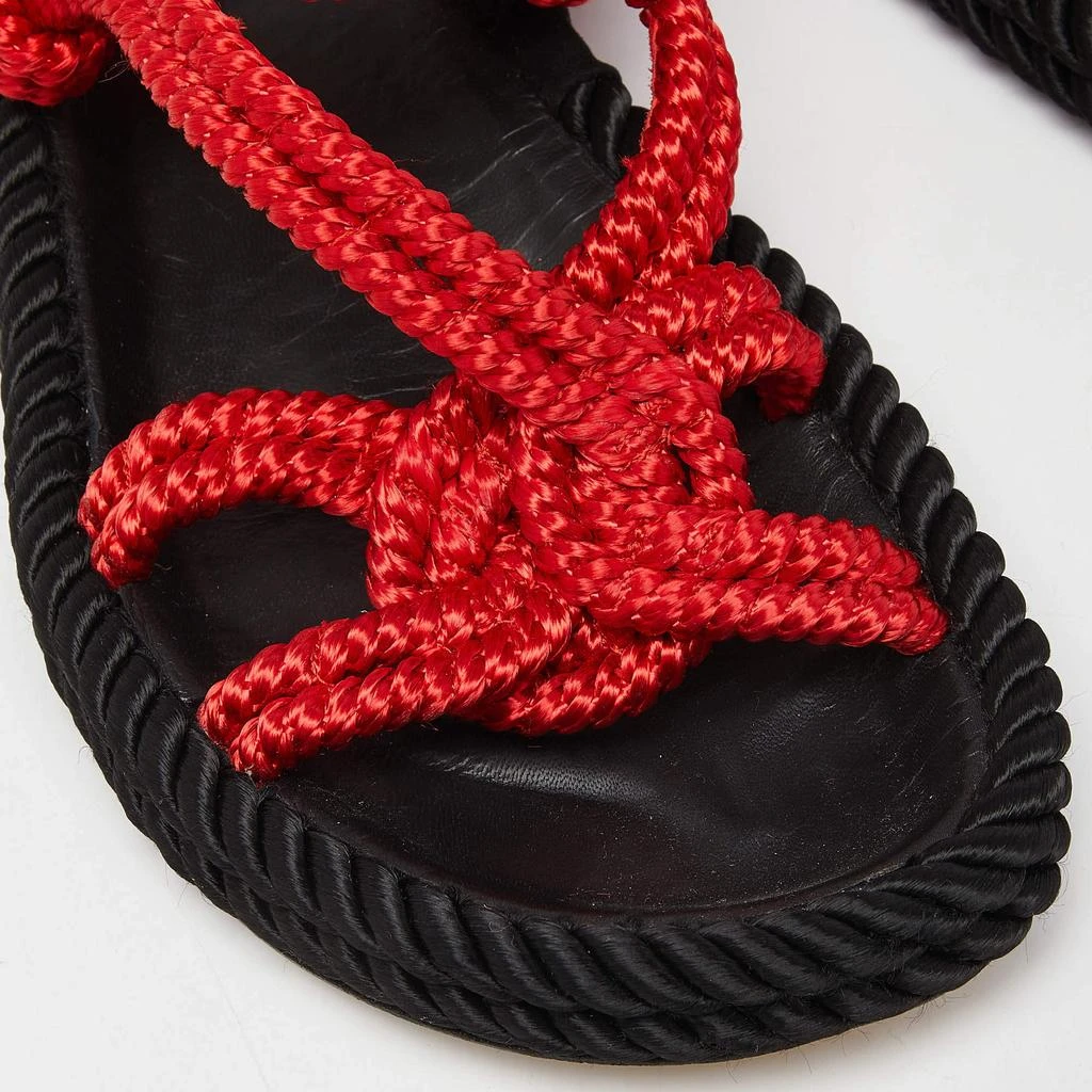 Isabel Marant Isabel Marant Red Rope Lou Flat Sandals Size 39 7