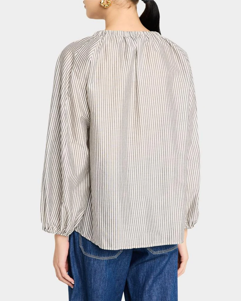 Max Mara Fabiola Striped Long-Sleeve Top 3