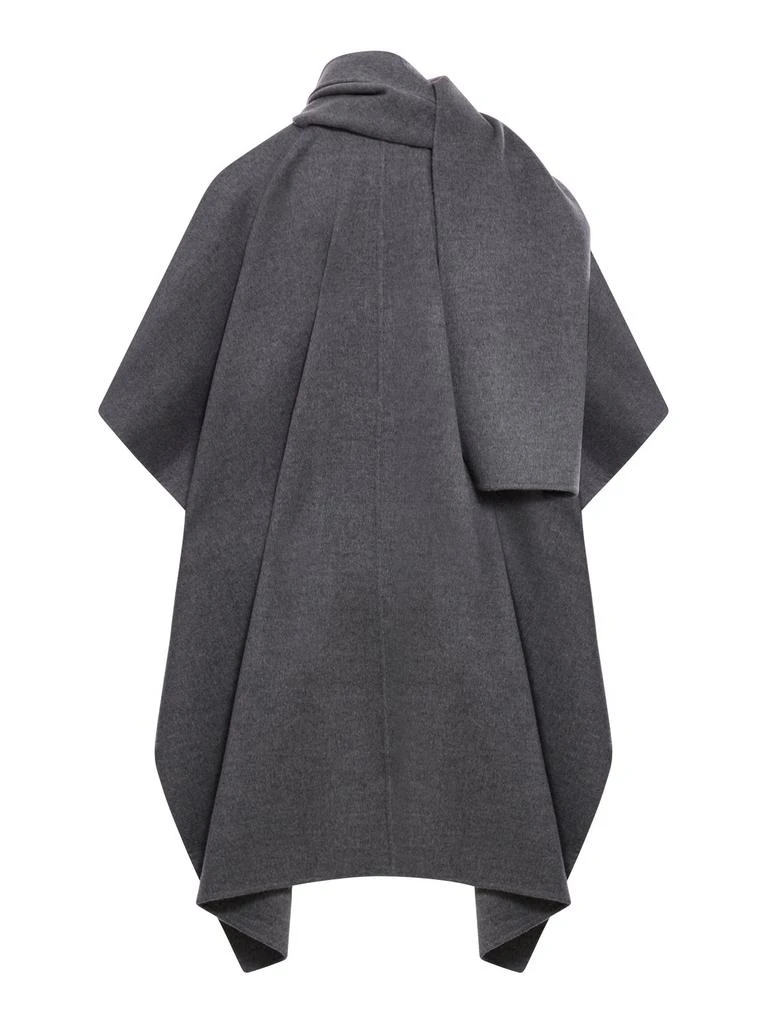 Totême Totême Scarf-Detailed Short-Sleeved Cape 2