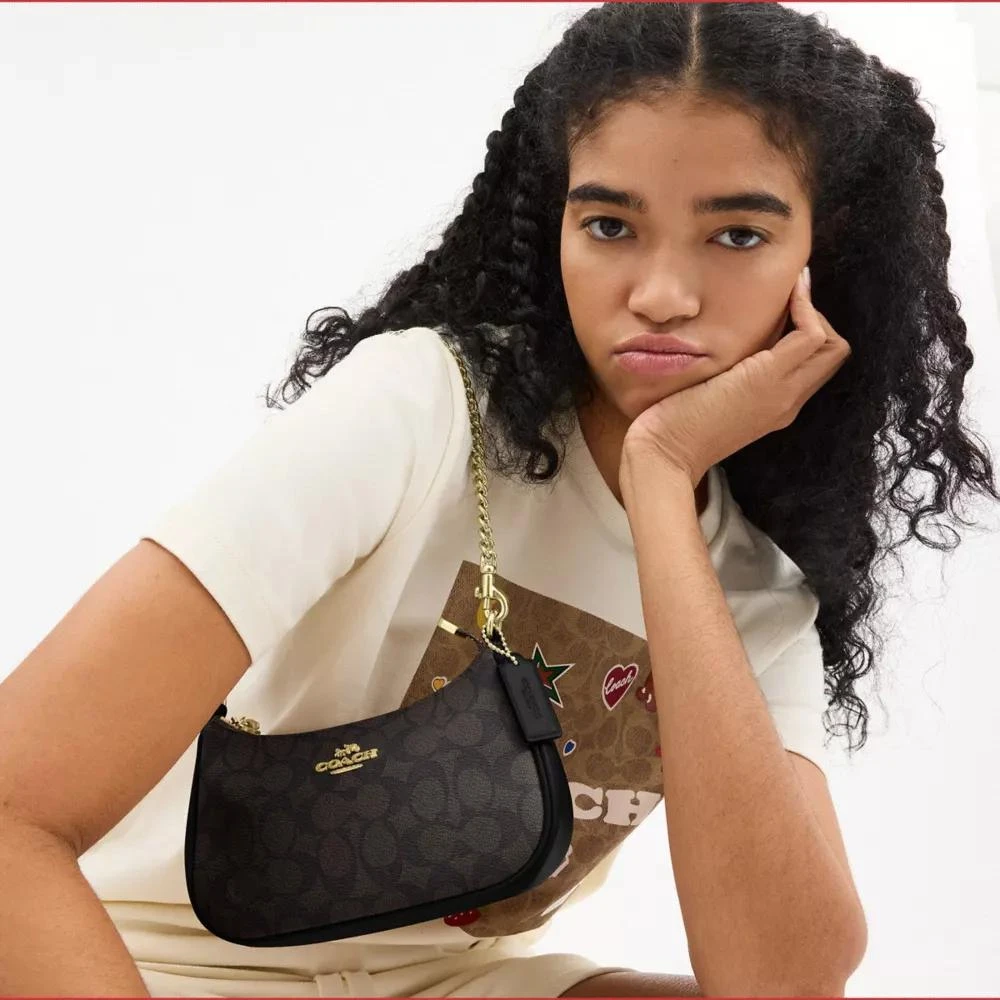 Coach Teri Mini Crossbody Bag In Signature Canvas 2