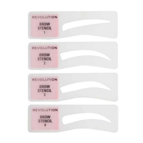 Makeup Revolution Makeup Revolution Brow Powder Stamp and Stencil Kit (Various Shades) 3