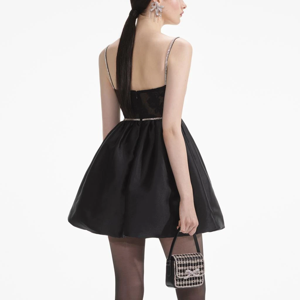 Self Portrait Taffetta Diamante Mini Dress 2