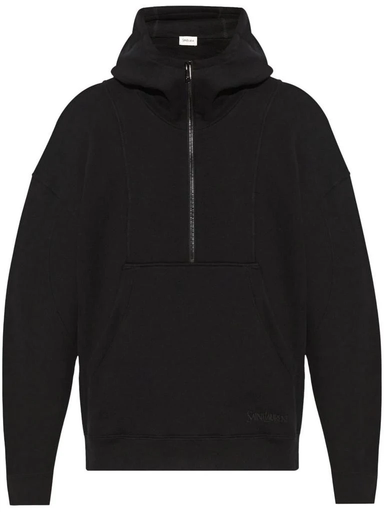 Yves Saint Laurent Saint Laurent Hoodie With Half Zip 1