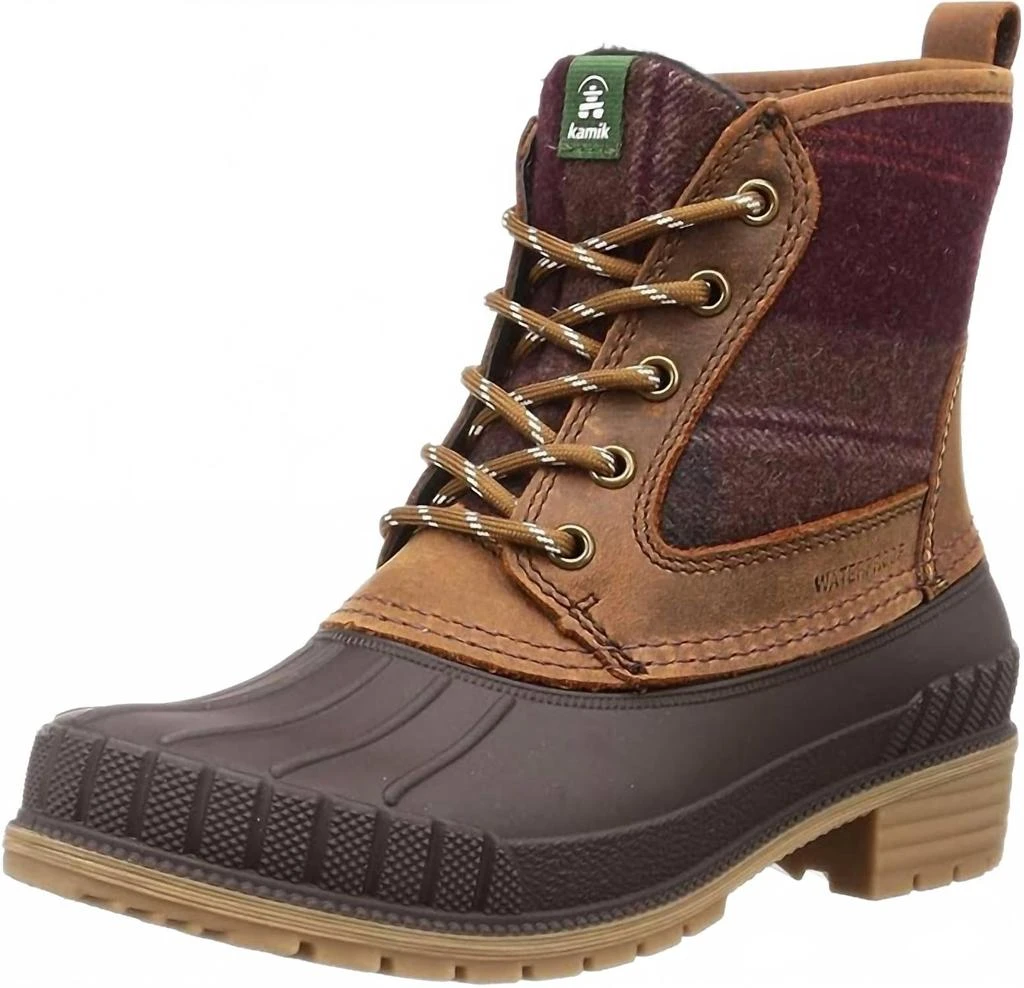 Kamik Women
s Sienna Mid Boots In Dark Brown 2