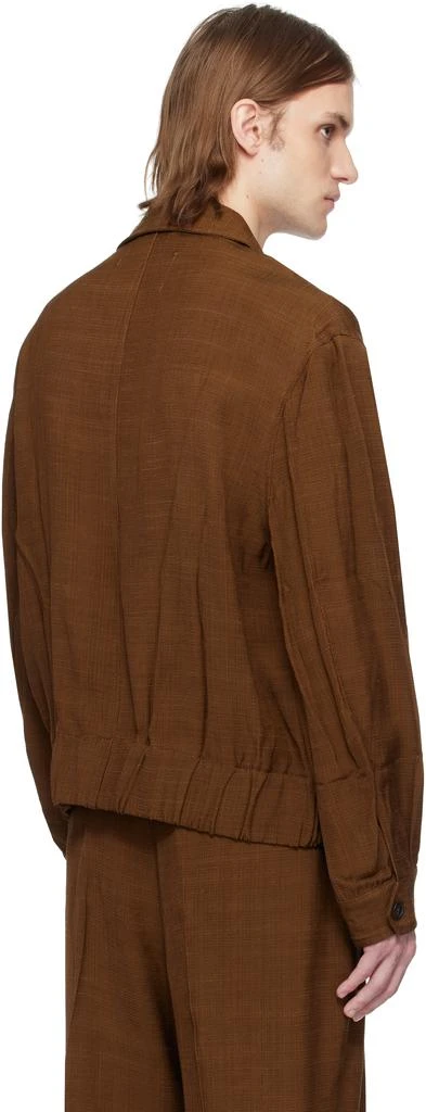 CMMN SWDN Brown Isola Blouson Jacket 3