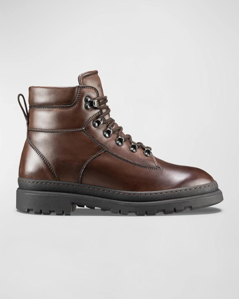 Koio Men's Brixen Shearling-Lined Leather Lace-Up Hiking Boots 1