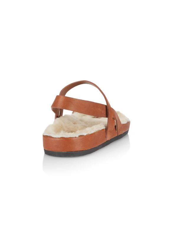 Brother Vellies Astrid Shearling Lined Sandals 3