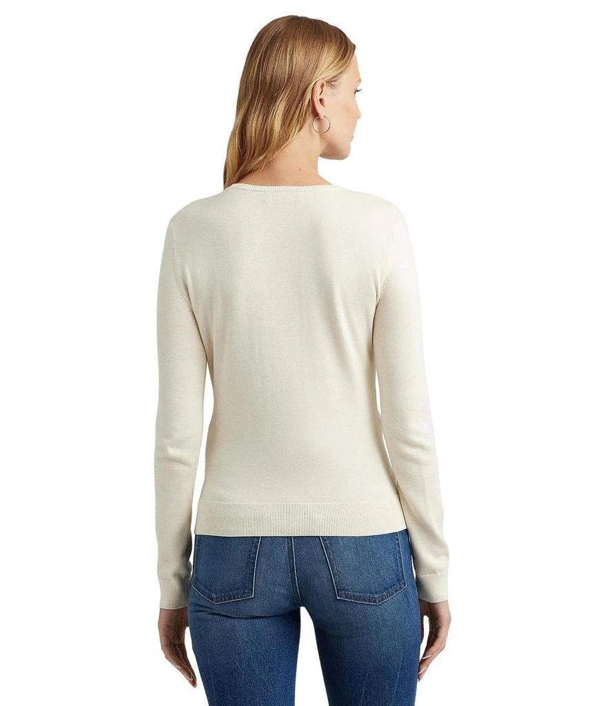 Lauren Ralph Lauren Twist-Front Cotton-Blend Sweater 2