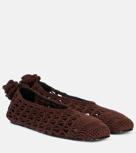 Magda Butrym Crochet ballet flats 1