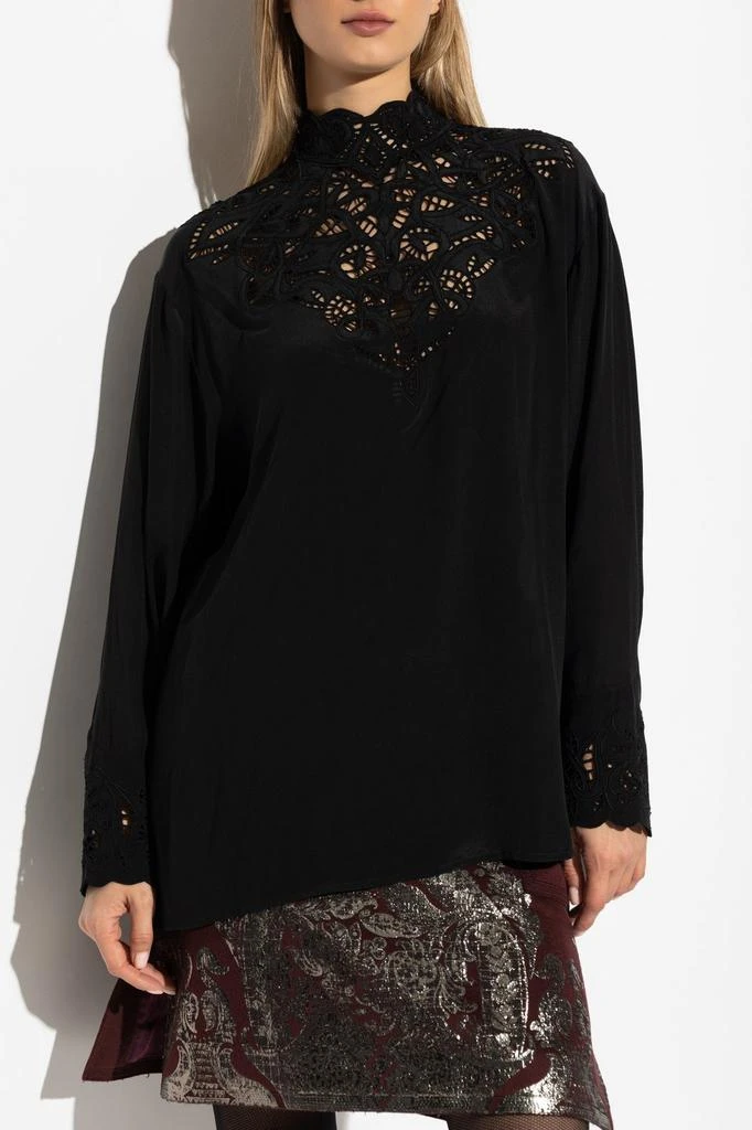 ETRO Etro Lace Detailed Long-Sleeve Top 2