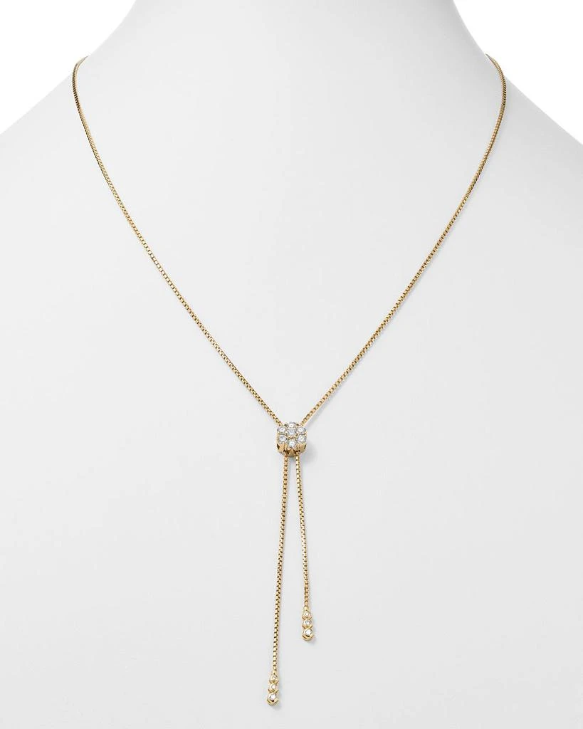 Bloomingdale's Diamond Flower Bolo Necklace in 14K Yellow Gold, 0.85 ct. t.w. 2