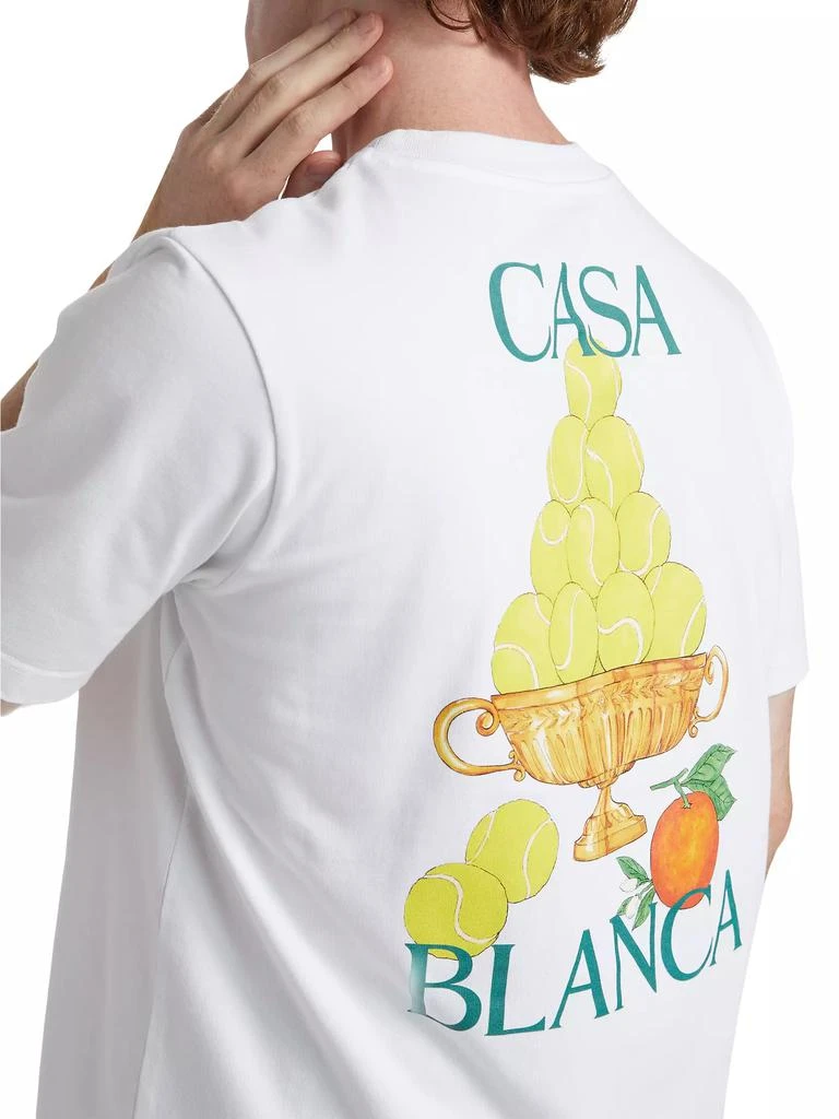 Casablanca L'Artiste Printed Crewneck T-Shirt 6