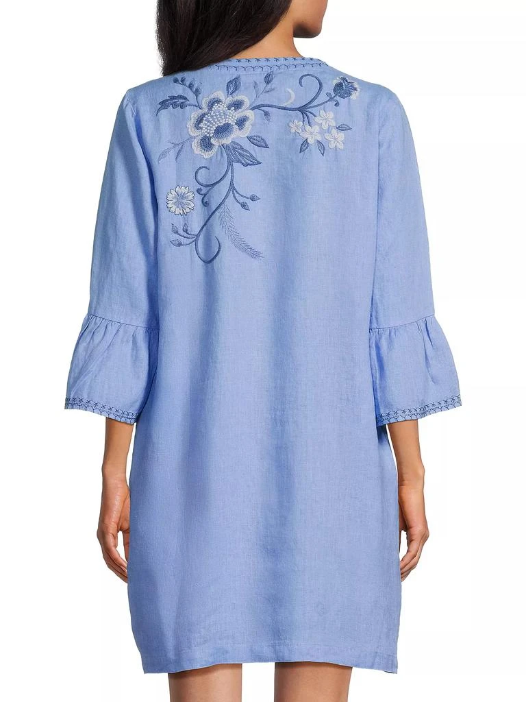 Johnny Was Madaleina Embroidered Ruffle Dress 5