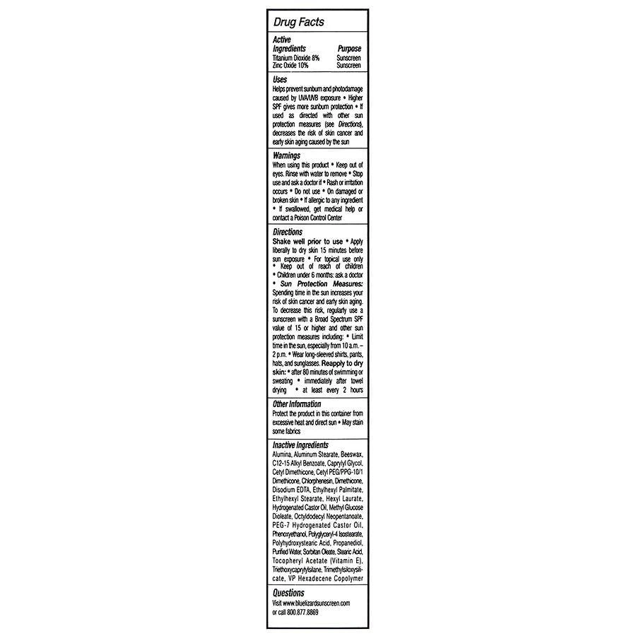 Blue Lizard Sensitive Sunscreen Tube - SPF 50 3