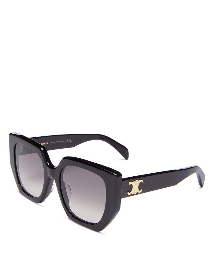 CELINE Triomphe Butterfly Sunglasses, 55mm