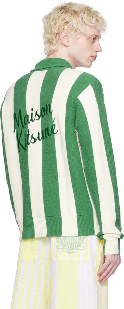 Maison Kitsune Green & Off-White Hotel Olympia Edition Polo 3