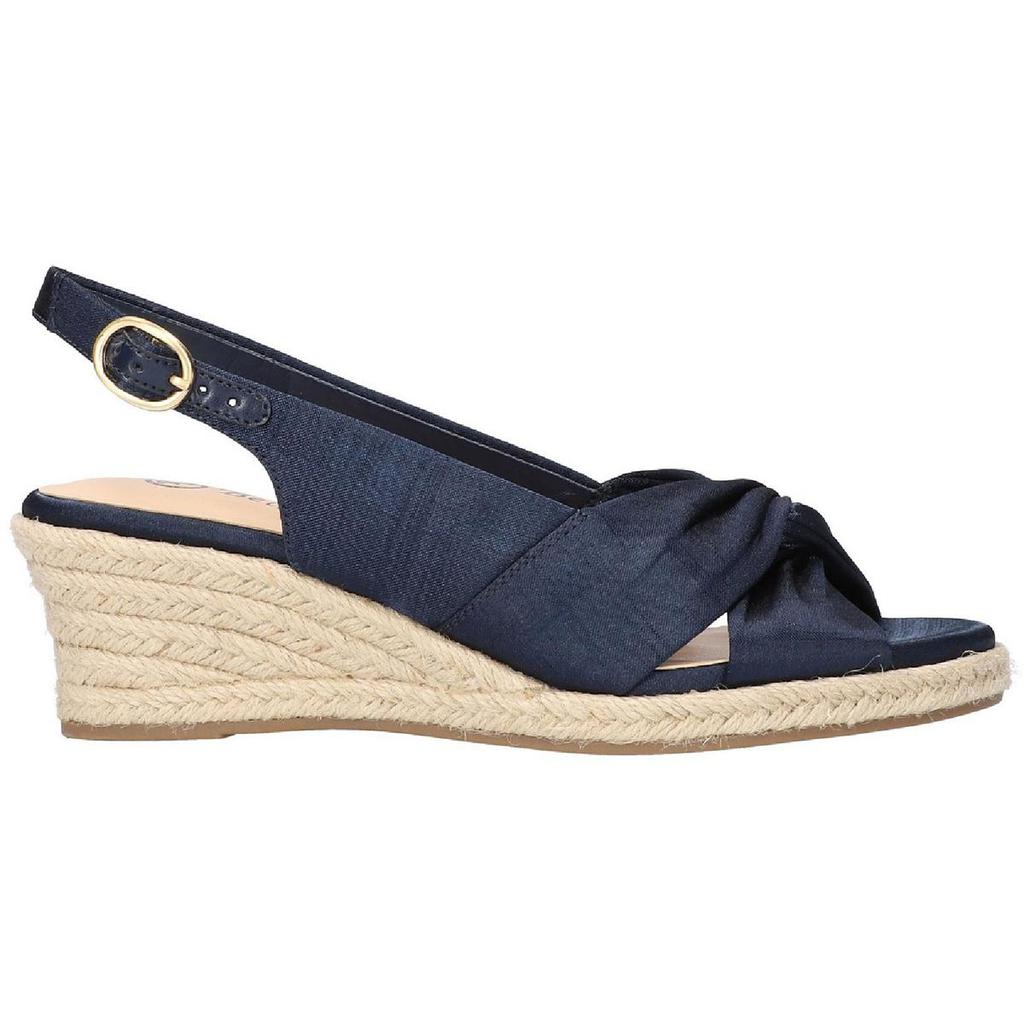 Bella Vita Kimora Womens Silk Slingback Espadrilles