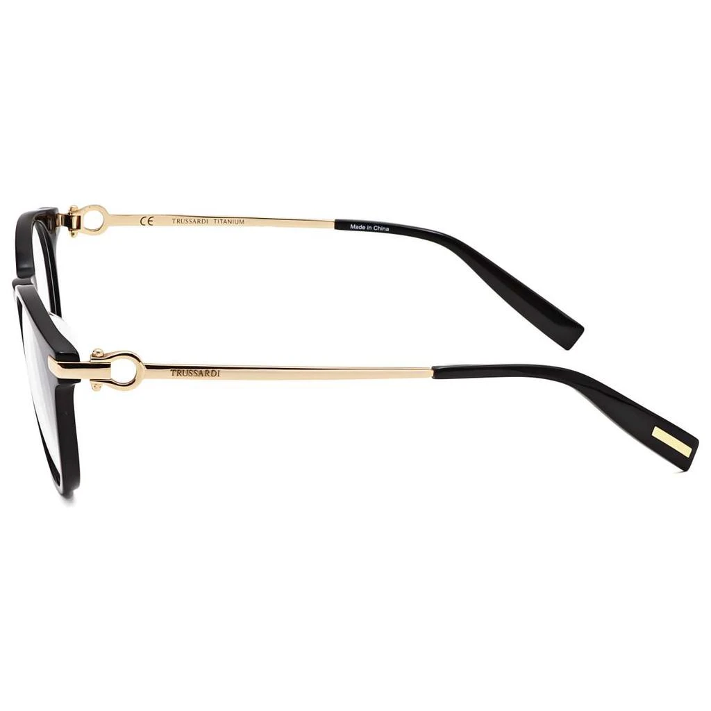 TRUSSARDI Trussardi Unisex Black Round Opticals 3