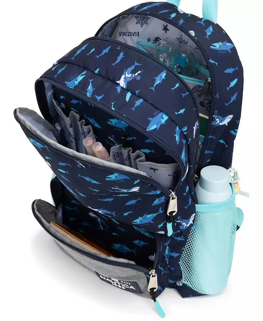 Nautica Kids Backpack for School, 16" H 7