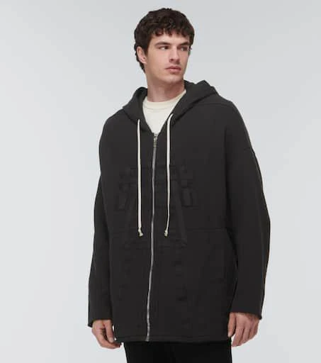 Rick Owens Zip-up cotton hoodie 3